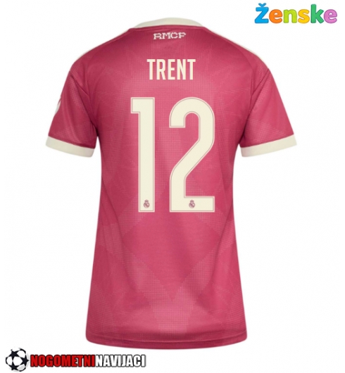 Ženske Nogometnih dresov Real Madrid Alexander-Arnold #12 Tretji 2026-27 Kratki rokavi Ženske Nogometnih dresov Real Madrid Alexander-Arnold #12 Tretji 2026-27 Kratki rokavi